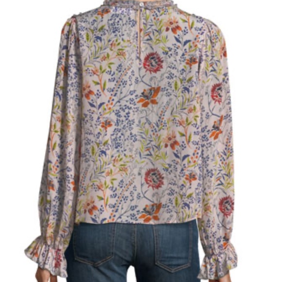 Velvet by Graham and Spencer Malia high neck floral print top - Picture 2 of 8